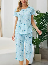 Loose Fit Cotton Pajama Set – Women’s Sleepwear for All Seasons